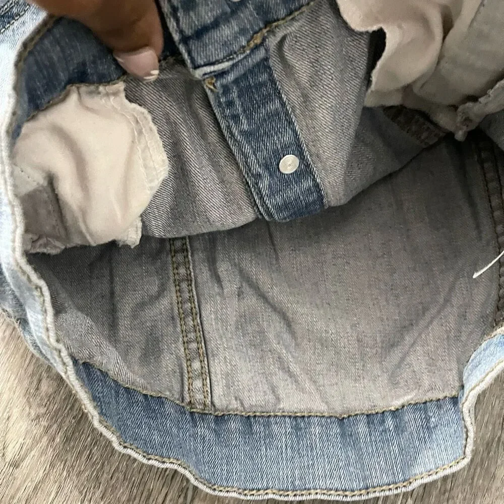 Carter’s Girls Blue Classic Denim Jean Jacket Size 4/5 Toddler Kid Outerwear